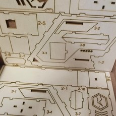 DIY拼圖 木質拼接 小夜燈 創意擺件 個性擺件 親子互動 禮物, 1個, 新款組裝材料包