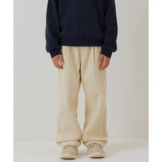 MUSINSA STANDARD KIDS 레귤러 핏 밴딩 코듀로이 팬츠 [크림] 416536