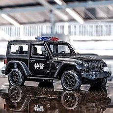 玩具裝甲車 4D震動兒童警車玩具合金特警車越野車男孩仿真臺風防爆裝甲車模型, 1個, 【普通款】合金+双开门-黑