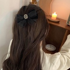 투니스 여성 빈티지 리본 머리핀