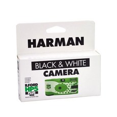 하만 HP5 SUPER 흑백 일회용카메라 400-27컷 (플래쉬 필름내장) 일반필름, 1개, HP5 흑백 일회용카메라 400-27컷