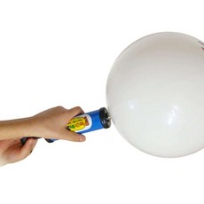 공 바람넣기 탱탱볼 공기주입 에어보트 미니 수동 손펌프, 1개, 칼라무지탱탱볼(옐로우)