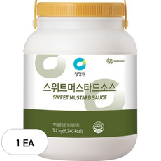 청정원 스위트 머스타드 소스, 1개, 3.2kg