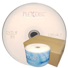 PLEXDISC DVD-R 8X 4.7GB空白燒錄光碟600片裝【限量100組】台灣製, 1箱, PELXDISC LOGO DVD-R 8X