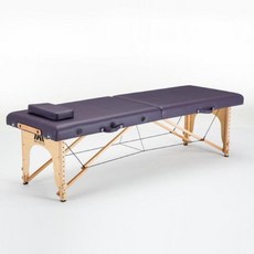 접이식 마사지베드 침대 미용 등지압 이동식 배드 왁싱, 퍼플 60cm 침대 + 배낭