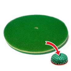 대용량 벌집형 에어크리너 리필 필터 / 스펀지 타입 / 머쉬룸 200mm, 2개