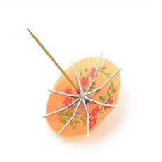칵테일 데코 우산이쑤시개 40P 데코용우산이쑤시개 일식장식 장식용꽂이 홈파티, 1개, 40개