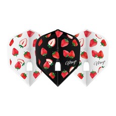 다트 플라이트 L-Flight 엘플라이트 PS 모리타 마유코 ver.1 쉐이프 믹스 (PRO L3 Shape Mix) | 샴페인 링 대응 플라이트 블랙 화이트