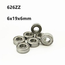 미니어처 딥 그루브 볼 베어링 모터 소형 626ZZ R 1960ZZ 6x19x6mm, 01 5Pcs, 03 626ZZ  20000RPM