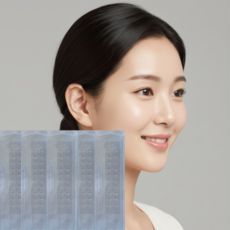 노이프 맑은순환 이어테라피 투명귀지압패치 실버 100매, 실버 투명, 1세트