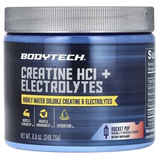 효과가 좋은 BodyTech 크레아틴HCl + 전해질 로켓 팝 249.75g(8.8oz) 최저가격, BodyTech크레아틴HCl전해질로켓팝24975g88o, 249.75g, 1개