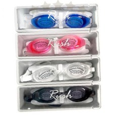 수영 물놀이 고글 어린이 시야확보 김서림방지 코팅 조절가능 밴드 수영장 워터파크, 1개, 블랙