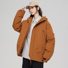 加絨沖鋒衣戶外加厚防風防水棉衣運動外套登山服 短款羽絨服保暖