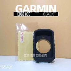 자전거 컴퓨터 커버 스크래치 방지 케이스 및 필름 Garmin Edge 830 GPS 실리콘 보호, Black, 1개