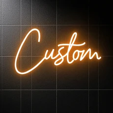 맞춤형 네온사인 개인 맞춤 LED 이름 조명 방 꾸미기 웨딩 생일 선물 침실 파티 비즈니스 바 살롱 조명, 08 Orange, 07 1 line 40cm 7 letter, 01 Only text