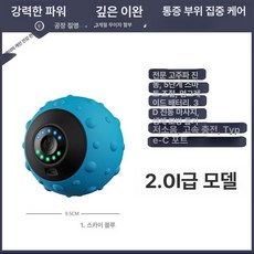 진동 마사지볼 휴대용 5단계 1개 작동 블루 원버튼, [2.0l 등급 모델] 스카이블루, 기본 모델명/품번