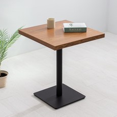 무늬목 600 사각 36T 큐리 블랙 테이블 식탁 카페 티, 에쉬원색