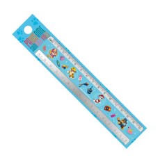PAW PATROL 汪汪隊立大功 直尺 可愛卡通造型 學生文具 測量工具, 淺藍色, 1個