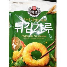 튀김가루 (백설 자연재료 1K)X10 튀김가루, 1kg, 10개