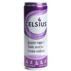 Celcius 健康能量飲料 起泡葡萄乾 素食 無糖 無麩質, 1個