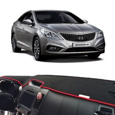 그랜저HG 대쉬보드커버 논슬립 썬커버 보호 매트, 블랙라인