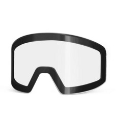 EXP VISION 스키 고글 듀얼 락 마그네틱 스노우 교체 가능한 렌즈 김 서림 방지 스노보드 남성 및 여성용 (투명 렌즈)144001