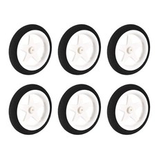 UXCELL RC 모델 비행기 바퀴 - 마이크로 스포츠 휠 0.07인치 X 2.5인치 6PCS, 0.07 Inch X 3 Inch