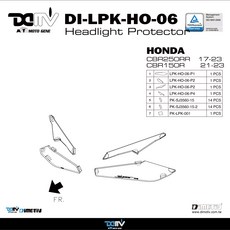 Dimotiv HONDA CBR250RR CBR150R 頭燈護罩 有效保護頭燈免受損壞, 螢光紅, 1個