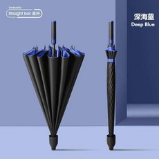 高爾夫傘 半自動 防風 加固, 1個, 防水套半自動超大藍色, 藍色