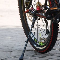 사이클 주차 지지대 높이 조절 가능 알루미늄 합금 경량 접이식 안정성 강화 바닥, 1개