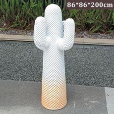 선인장 대형 매장용 디자인 행어 1.5m 가게 옷 행거, 2m화이트오렌지그라데이션