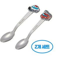 토미카 소방차 / 경찰차 다이컷 스푼 2종세트, 2개, 단일