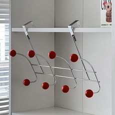 현대 미니멀리스트 아트 필요 없음 보관 도어 주방 모자 침실 드릴링 욕실, 빨간색 4개 업그레이드 및