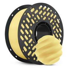 3D프린터 매트 PLA 필라멘트 1.75mm 1kg 무광 뱀부랩 P1S X1C A1 호환, 푸딩 옐로우, 무광 시리즈 푸딩 옐로우, 무광 시리즈