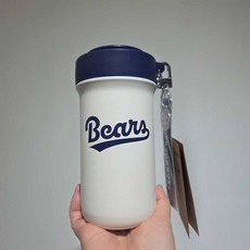 스타벅스 캔쿨러 텀블러 473ml KBO콜라보 + 쇼핑백 세트, 1개, 두산베어스