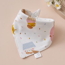 寶寶純棉口水巾嬰兒三角巾新生兒童防吐奶水圍嘴超柔圍兜圍脖鞦鼕