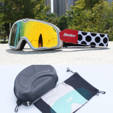 할리 데이비슨 스타일 오토바이 고글 클래식 바이크 헬멧 선글라스 방풍 방진 전체헬멧 반헬멧 호환, Yellow, 1개