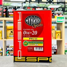 RESPO 0W-20 SP 級 引擎機油 4公升 鈦添加 Hybrid Sports, 1個