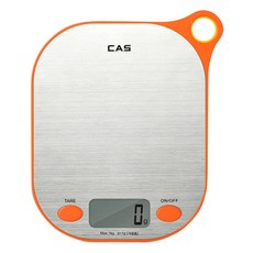 카스 디지털 주방저울, KE-7000(오렌지), 1개