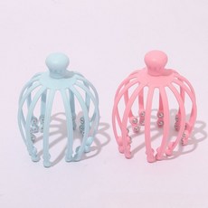 두피 케어 머리 지압 실리콘 두피 안마기 마사지기kty3+9DhT