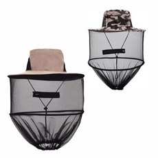 방충모자 벌초 말벌보호 해충퇴치 모기장모자, 1개