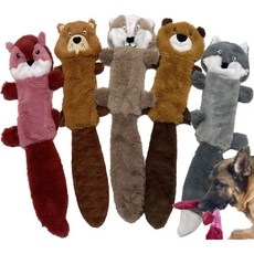 Jalousie 5팩 스터핑이 없는 강아지 삐걱거리는 장난감 장난감/내구 라이너가 크링클 종이 중형견용 색상 4 삐걱거림, 3 Pack - Squeaky