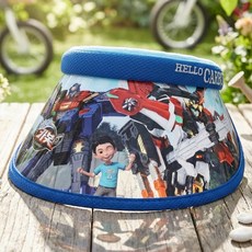 헬로카봇17 마이티캅스X 빅포트 핀캡 캐릭터 유아 썬캡 여름 모자 햇빛차단 챙모자