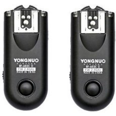 용누오 업그레이드 RF603 II C1 플래시 트리거무선 셔터 릴리즈 트랜시버 키트 캐논 리벨 300D350D400D450D500D550D1000D 시리즈용, 용누오 업그레이드 RF603 II C1 플래시 트리거무