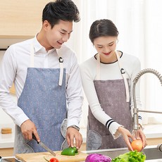 플라워타올 방수앞치마 2개1세트, 플라워타올 방수앞치마 블루1P+퍼플1P, 1개