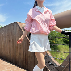 로로얼로이 골프 초경량 바람막이 솜사탕 쿨에어 자외선차단 여성 윈드브레이커