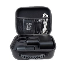 TESEN 테슬라 충전기 어댑터 보관 가방 하드케이스 J1772 DC콤보 케이블 정리 모델3 모델Y, BLACK, 1개