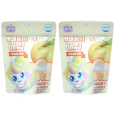 뽀니핑의 배칩 아이간식 동결건조 천연 배, 15g, 2개