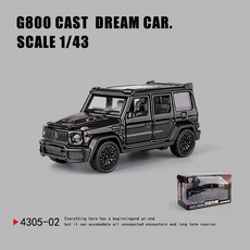 DFMEI 三開門Rross-Country合金仿真越野跑車模型兒童回力玩具小汽車, 如圖, 黑色-G800【中文彩盒】