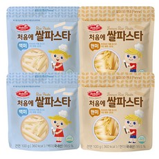 베베스트 처음에 쌀파스타 펜네 모양 파스타면 2종세트 백미+현미, 200g, 2세트